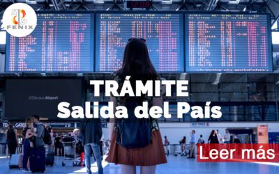 Tramitación Online: Salida del País